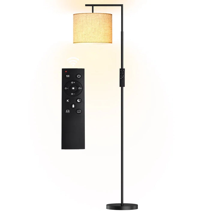 ```Haileyville 64-Inch Arched Floor Lamp with Remote Control and Included Bulb```