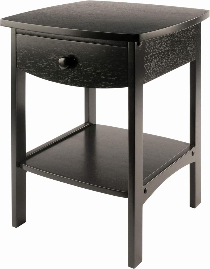 Basics Solid Wood End Table Nightstand