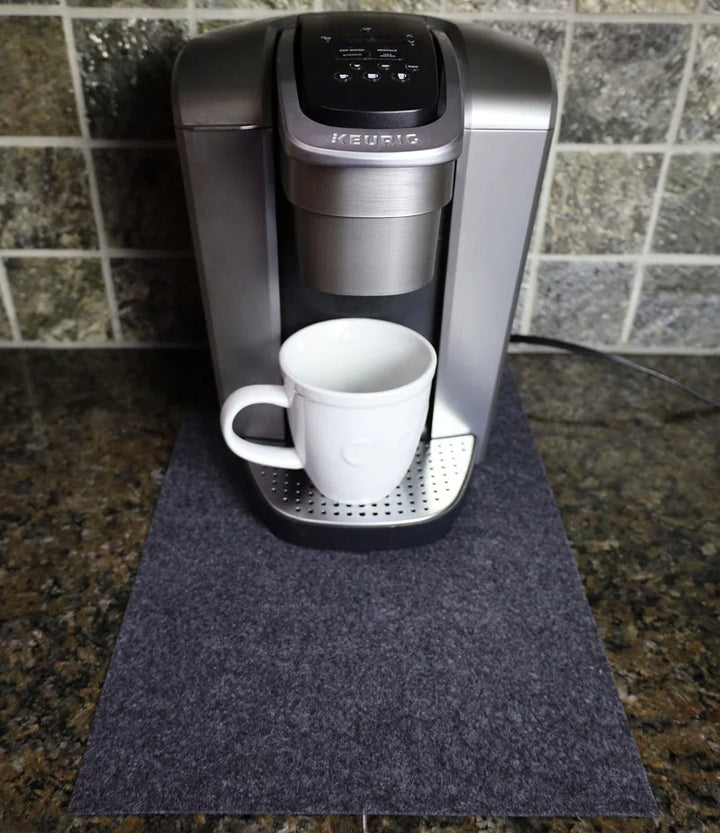 Absorbent Coffee Maker Mat - Decorative Countertop Protection