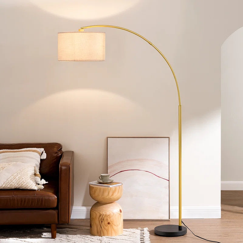 "Contemporary 78.4" Arched Floor Lamp by Salcedo"