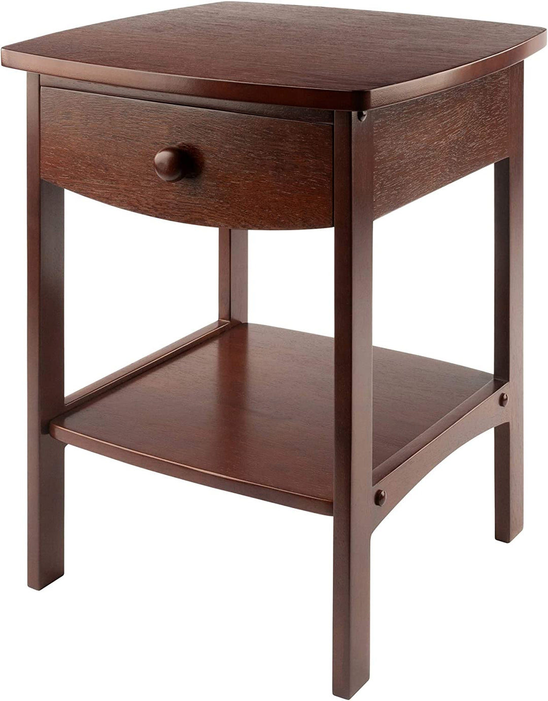 Basics Solid Wood End Table Nightstand