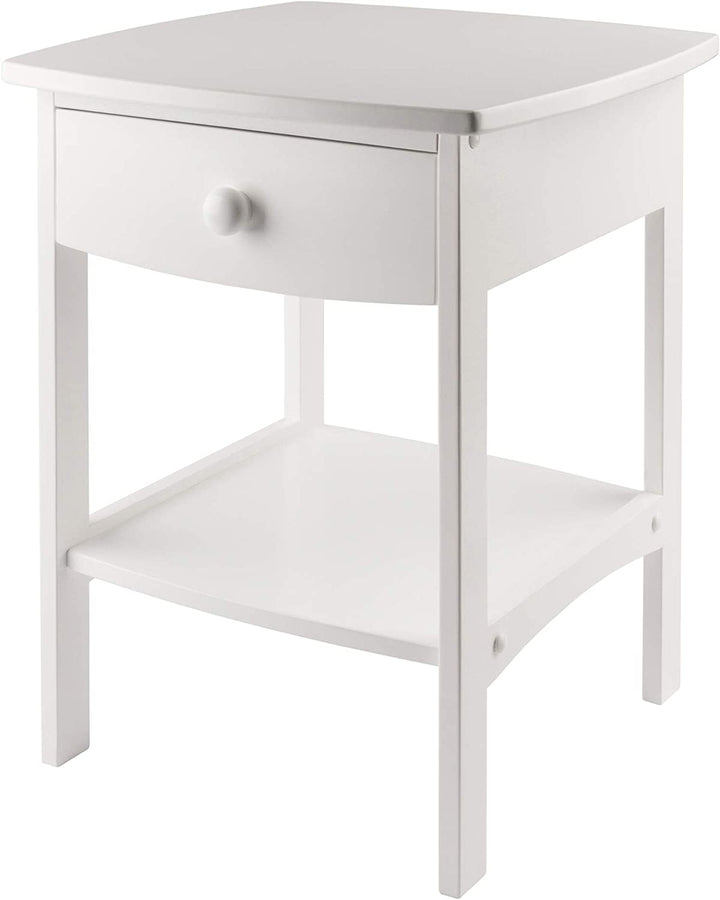 Basics Solid Wood End Table Nightstand