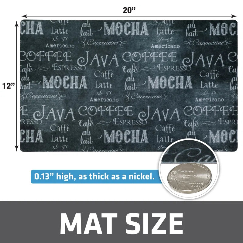 Absorbent Coffee Maker Mat - Decorative Countertop Protection