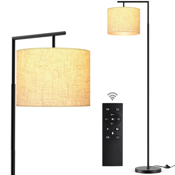 ```Haileyville 64-Inch Arched Floor Lamp with Remote Control and Included Bulb```