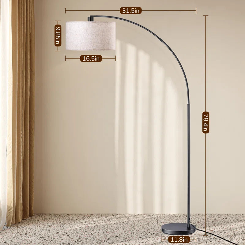 Arched Floor Lamp - 78.4 Inches